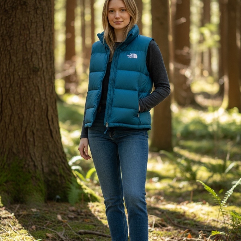 The North Face Hydrenalite Down 600 Fill Women’s Teal Puffer Vest